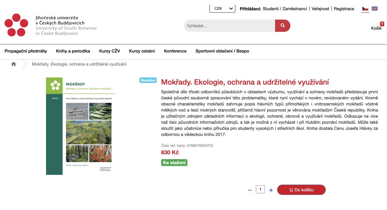 Detail publikace ve veřejné části EOC